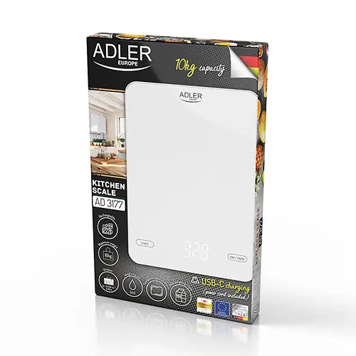 Ваги кухонні Adler AD 3177 white - фото 10