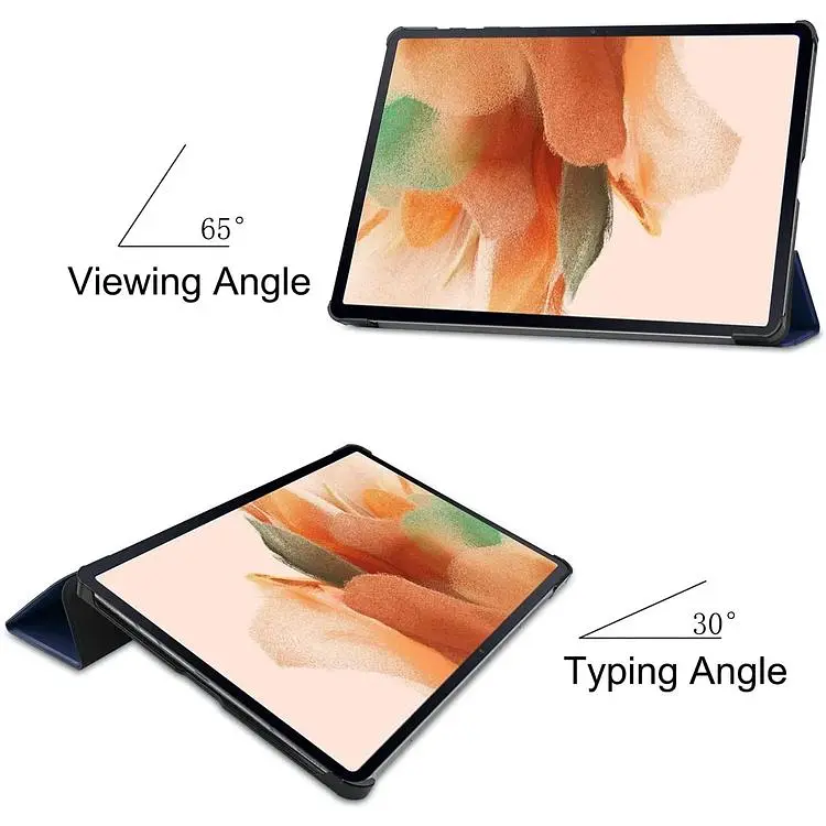 Чехол-книжка BeCover Smart Case для Samsung Galaxy Tab S7 FE 12.4 SM-T730/SM-T735/S8 Plus 5G SM-X800/SM-X806 Deep Blue (706700) - фото 3