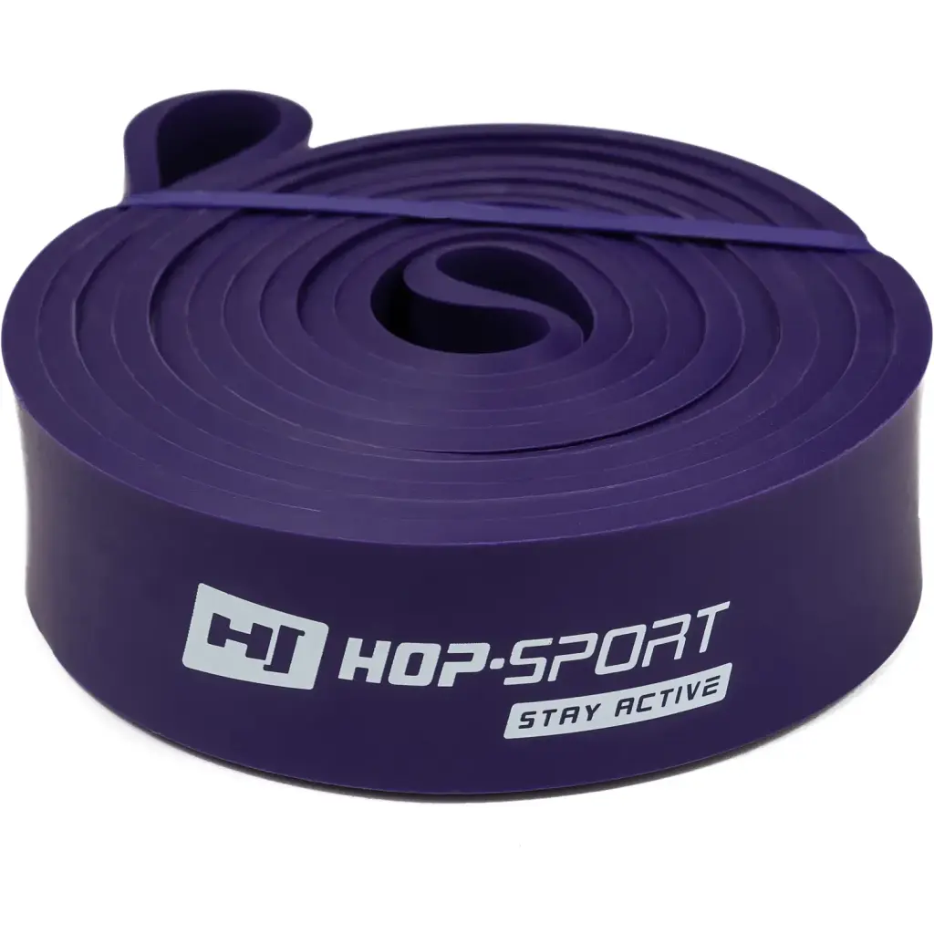 Резинка для фитнеса Hop-Sport 16-39 кг HS-L032RR фиолетовая - фото 8