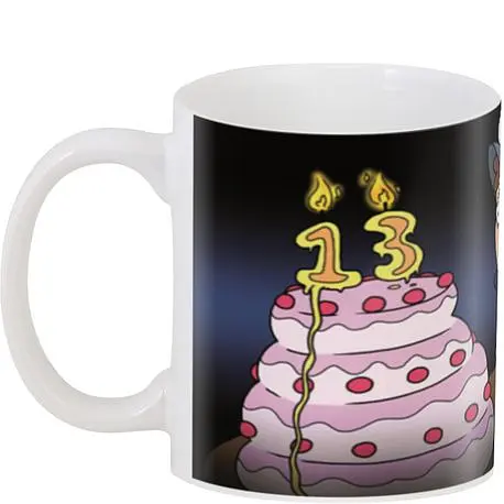 Кухоль GeekLand Gravity Falls Dipper and Mabel cake GF.02.03 330 мл білий - фото 3