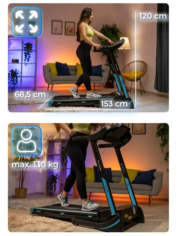 Беговая дорожка THUNDER ICON-BLUE - фото 6