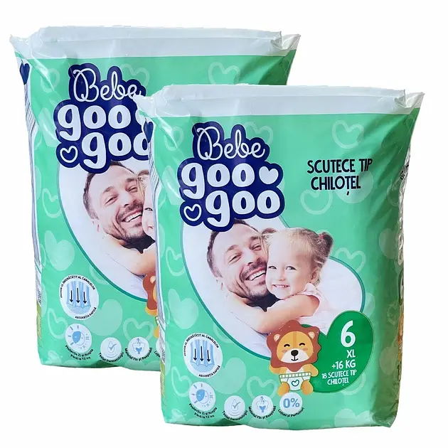 Підгузки-трусики Bebe Goo Goo 6 (16+ кг) 36 шт