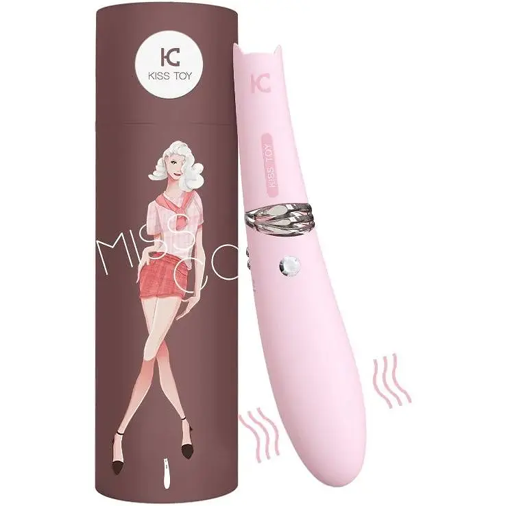 Вакуумний стимулятор з вібрацією KisToy Miss CC Pink - фото 6