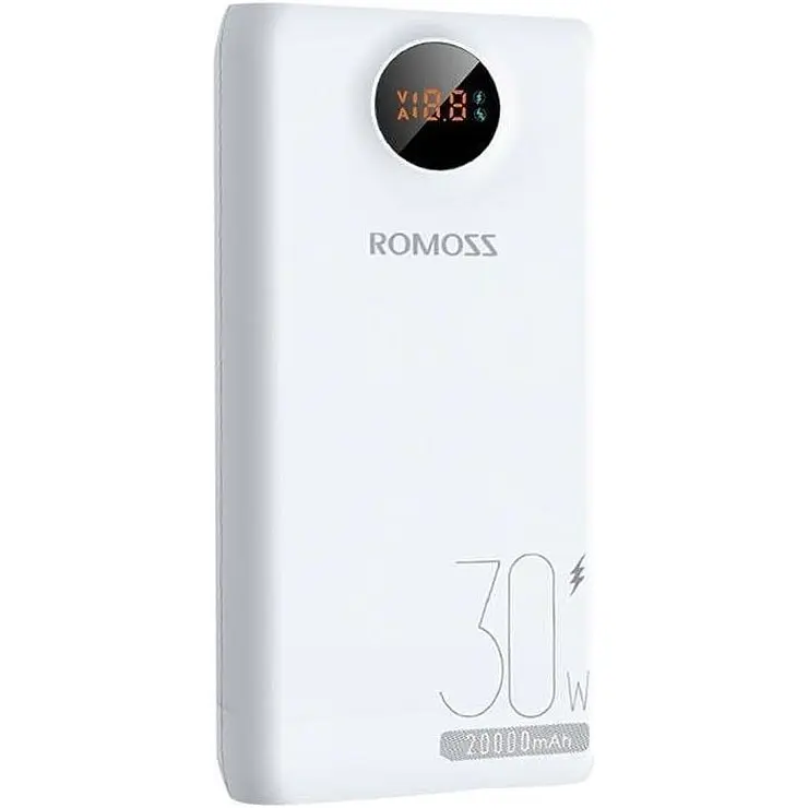Внешний аккумулятор Romoss SW20SPro 20000mAh 30W White [PSW20-392-1133H] [120790] - фото 2