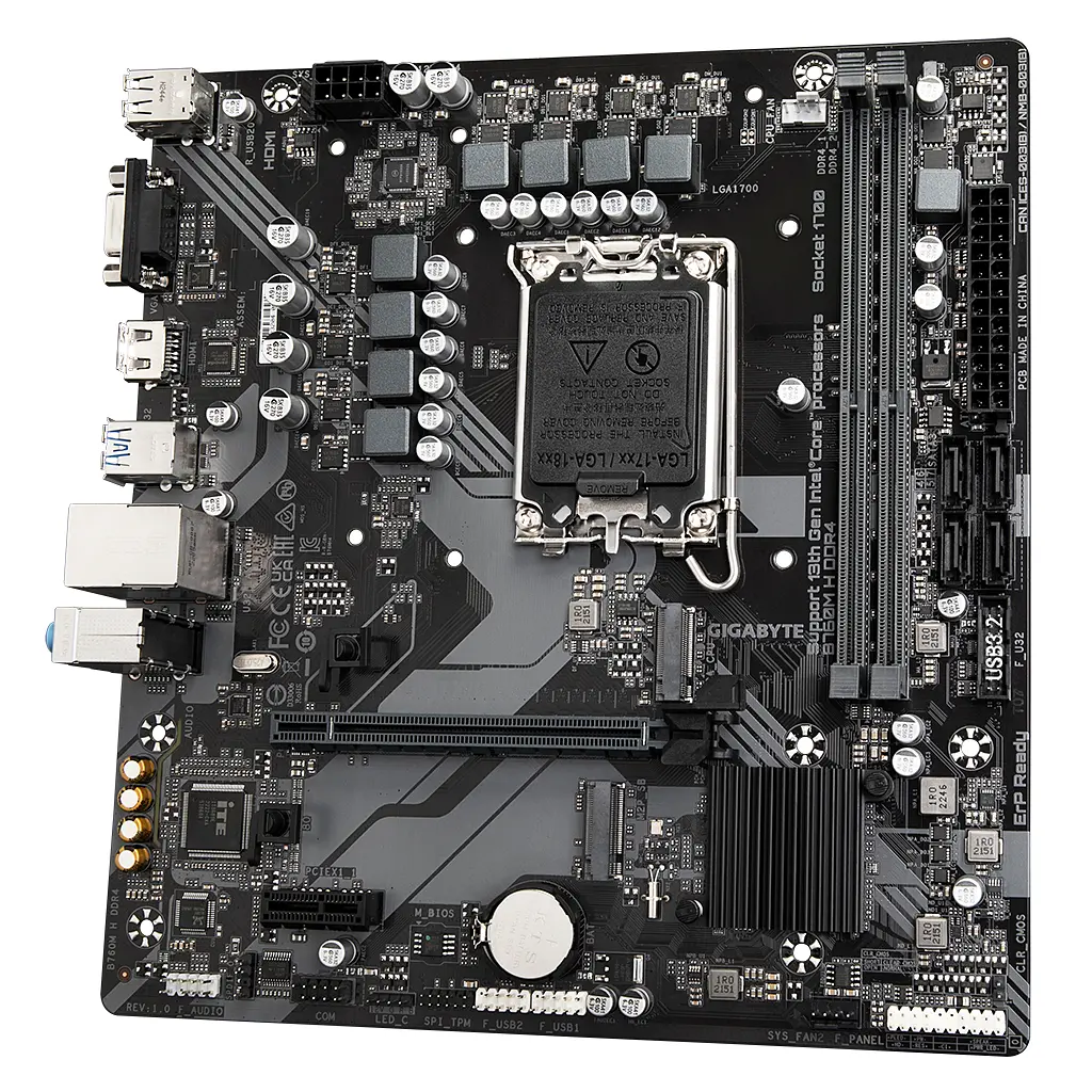 Материнська плата GIGABYTE B760M H DDR4 - фото 4