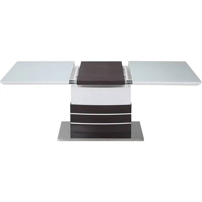 Стіл GT Racer KY8105 (160-200*80*76) White/Wooden - фото 7