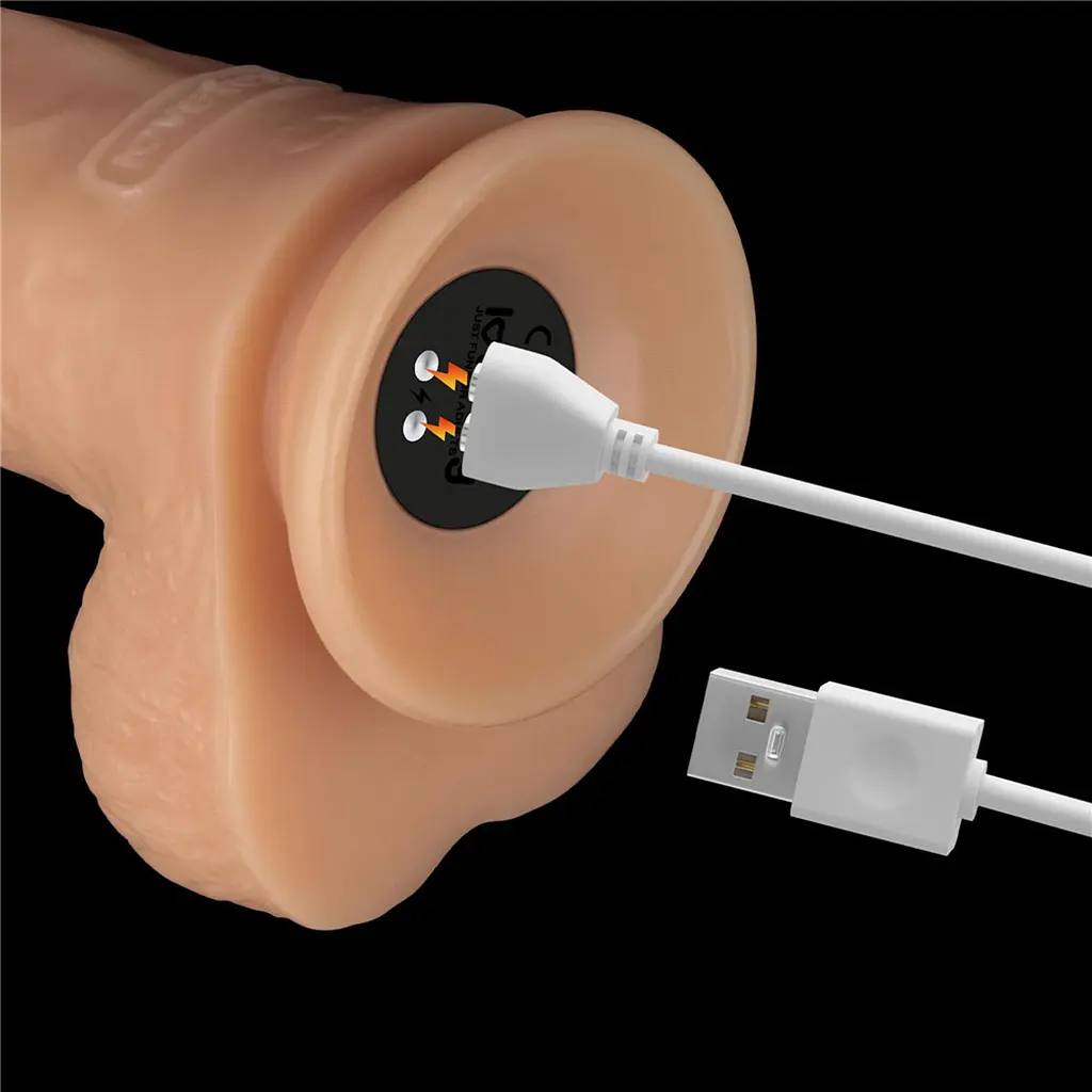 Реалістичний вібратор Vibrating Power Basics Cock 23см - фото 8