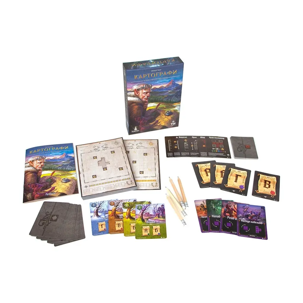 Настільна гра Ігромаг Картографи (Cartographers: A Roll Player Tale) українська (6901) - фото 5