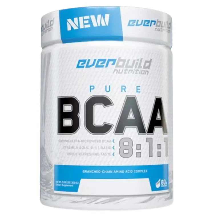 Амінокислоти Everbuild Nutrition BCAA 8:1:1 Без смаку 300 г - фото 1