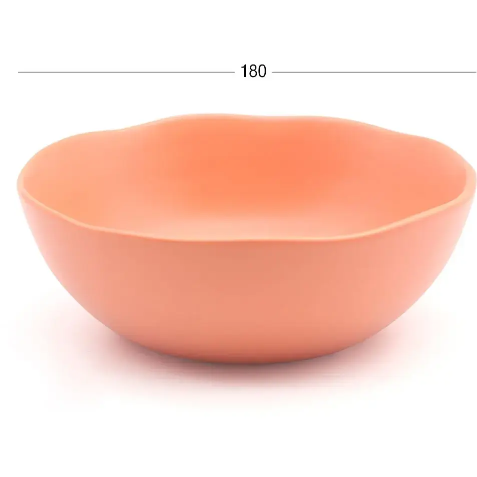 Тарелка глубокая МВМ My Home KP-31 18 см коралловая (KP-31 CORAL) - фото 2