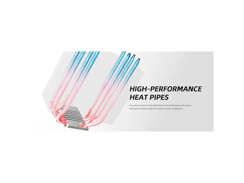 Повітряне охолодження ID-COOLING Frozn A410 DW White - фото 12