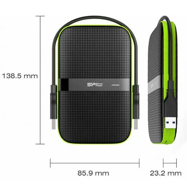 Жесткий диск Silicon Power Armor A60 5 ТБ (SP050TBPHDA60S3K) - фото 8