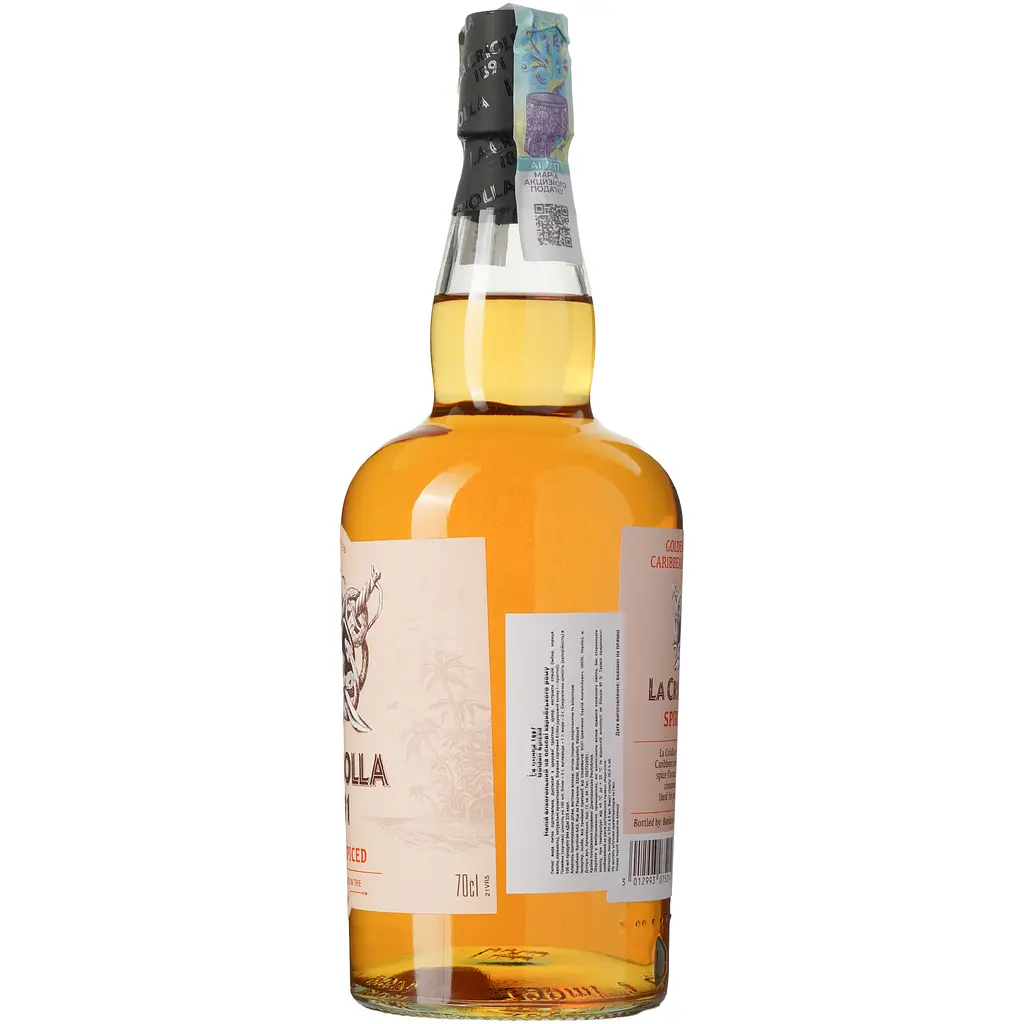 Напій алкогольний на основі рому Bardinet La Criolla 1891 Golden Spiced 35% 0.7 л - фото 4