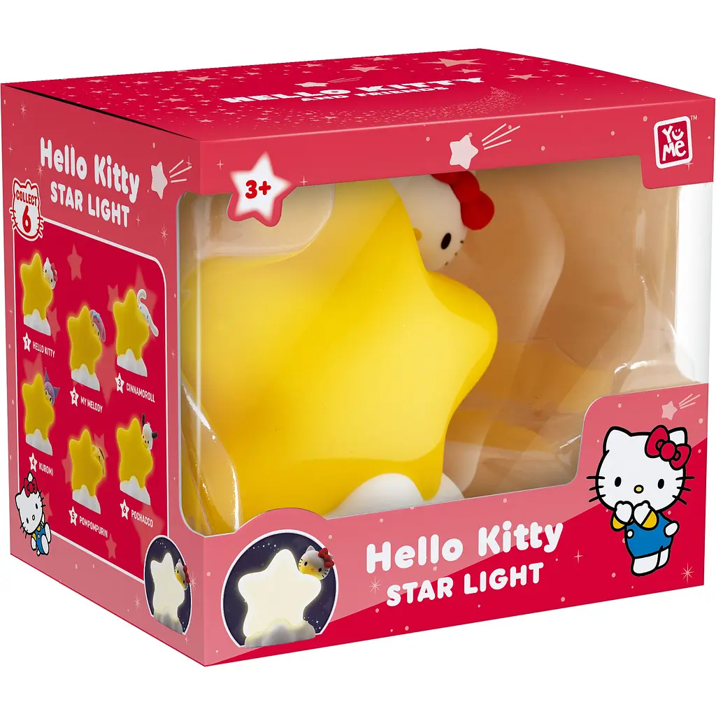 Колекційна фігурка Hello Kitty "Зоряне сяйво" Хелло Кітті зі світлом - фото 3