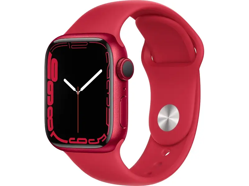Смарт-годинник Apple Watch Series 7 GPS 41mm PRODUCT RED Aluminum Case With PRODUCT RED Sport Band (MKN23)