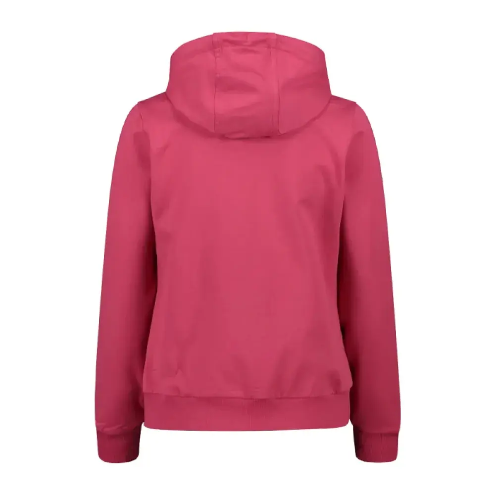 Кофта CMP Women's Zip-Up Hoodie in Stretch Cotton Berry M (1097-31D4276-B852 40) - фото 3