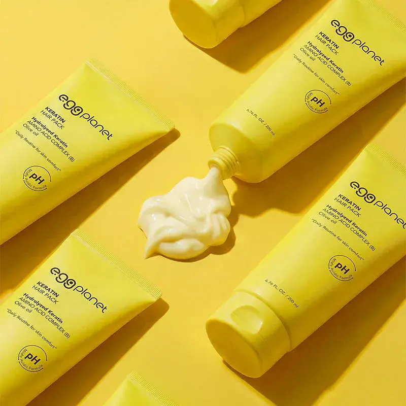 Кератинова маска Daeng Gi Meo Ri Egg Planet Keratin Hair Pack для пошкодженого волосся 200 мл - фото 3