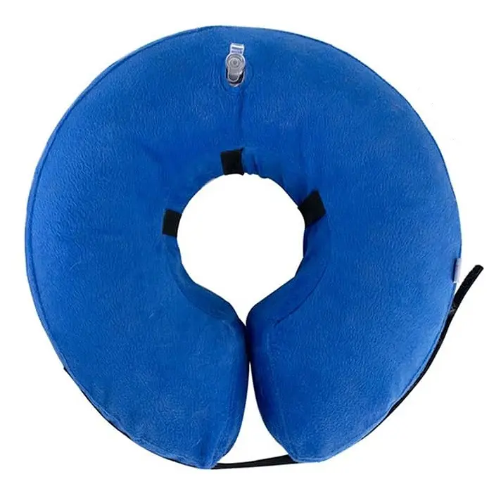 Захисний надувний нашийник для собак Derby Protective Inflatable Dog Cone Collar Blue, M