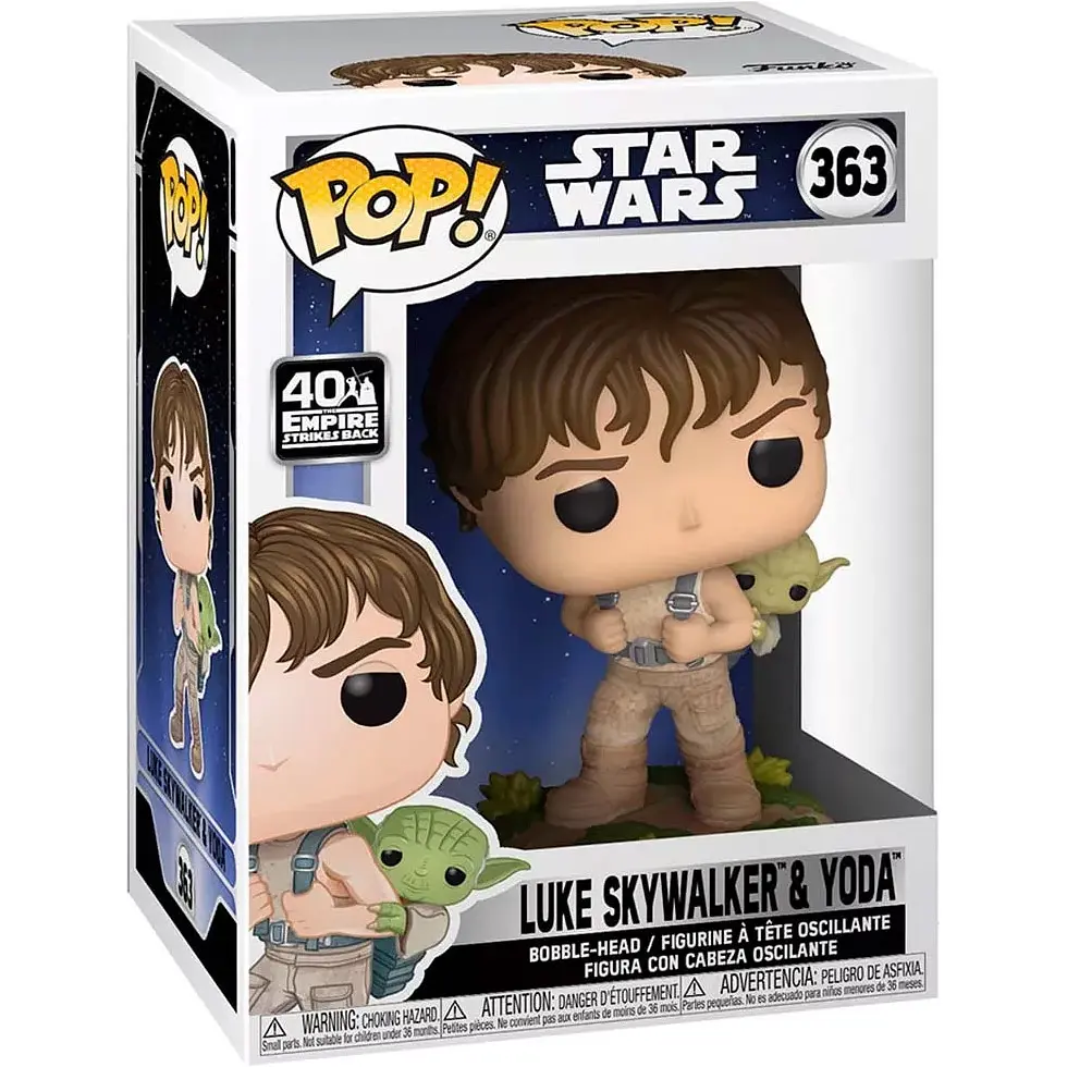 Фигурка Funko Pop! Star Wars: Люк с Йодой (46768) [118040] - фото 4