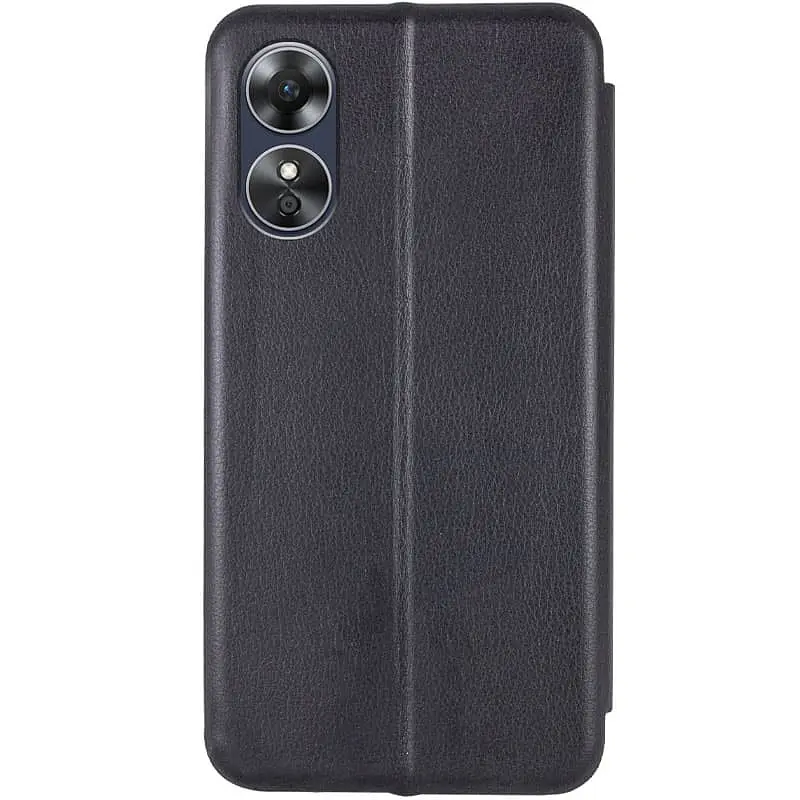 Шкіряний чохол-книжка Classy для Oppo A17 / A17K Чорний - фото 2