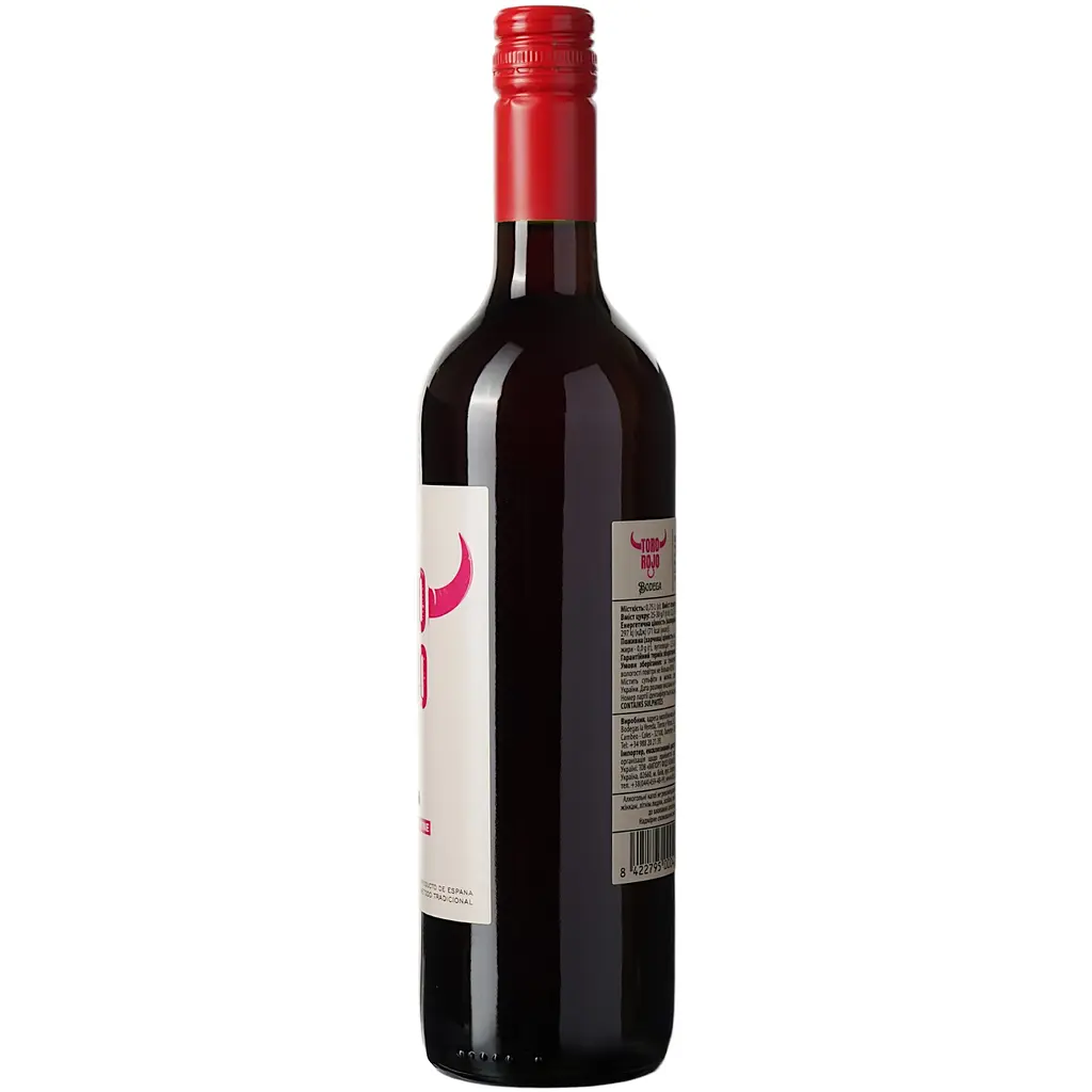 Вино Bodega Toro Rojo червоне напівсолодке 0.75 л - фото 2