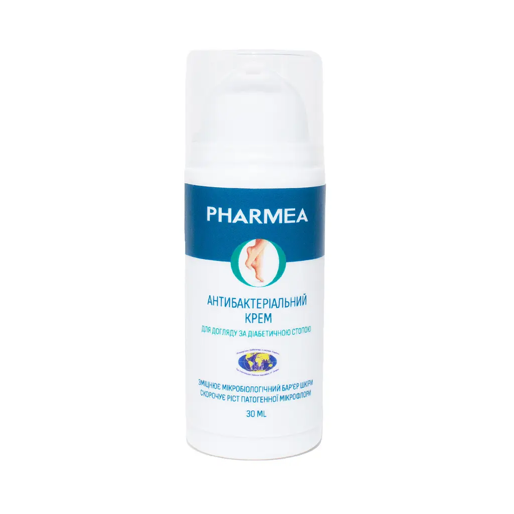 Антибактеріальний крем для догляду за діабетичною стопою Pharmea 30 мл - фото 2
