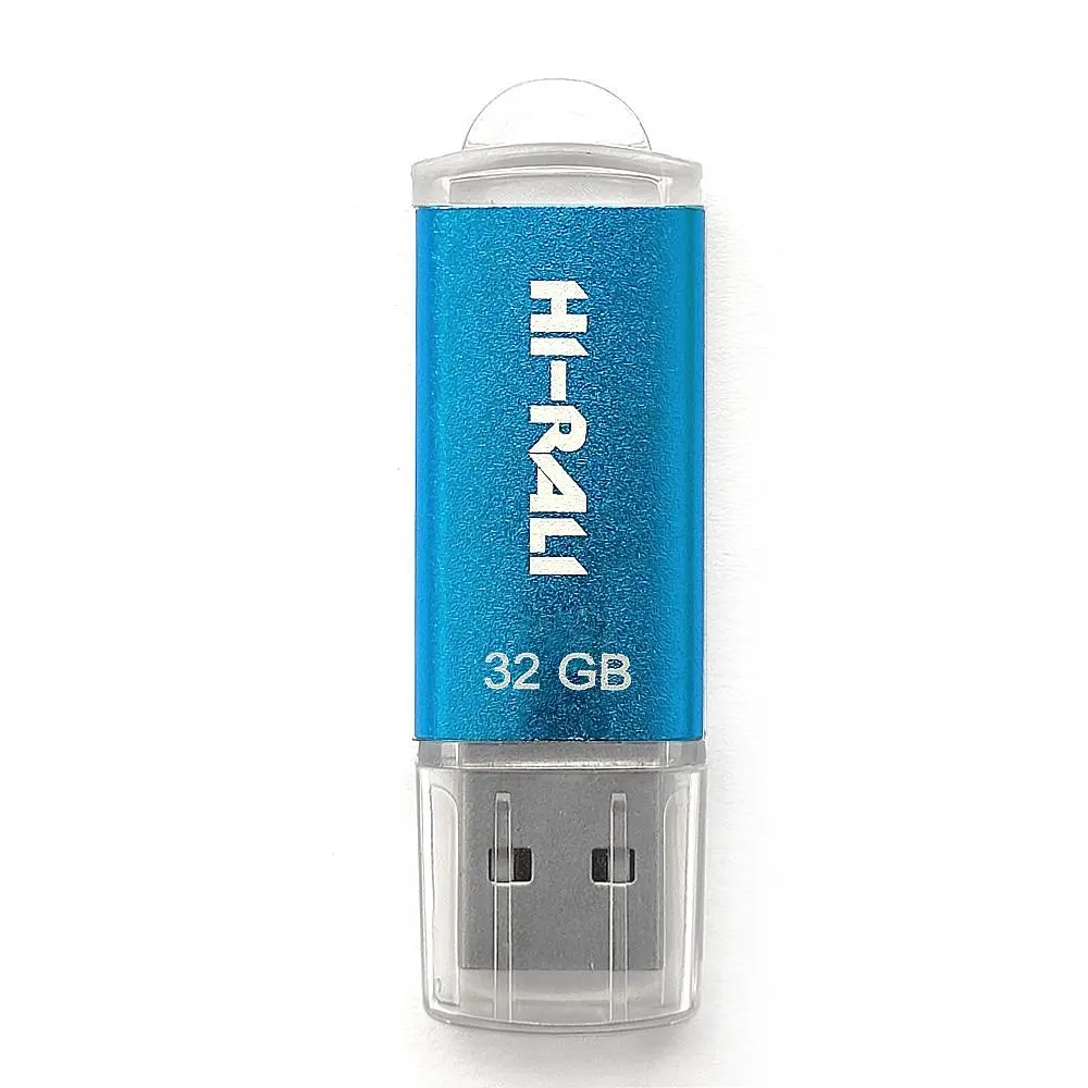 Флеш-накопичувач USB 32GB Hi-Rali Rocket Series Blue (HI-32GBVCBL) - фото 5