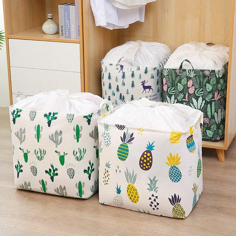 Кошик для білизни, одягу, іграшок Laundry Basket Органайзер для зберігання речей, 40х50х50 см - фото 3