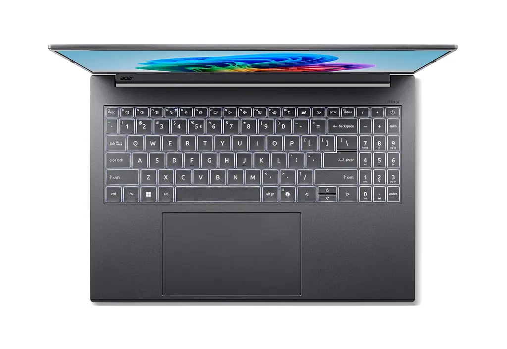 Ноутбук Acer Aspire 16 A16-11M 16" WUXGA IPS Quallcomm X X1-26-100 32GB F1TB UMA Win11 сірий - фото 9