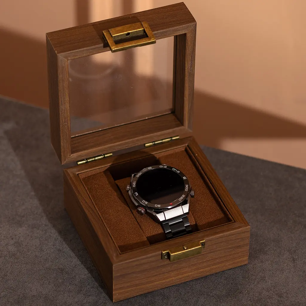 Скринька для годинника Yiwu з накидним замком 12x12x7.4 см HP-5-11 - фото 6