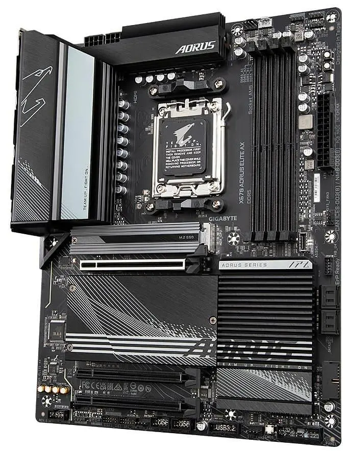 Материнська плата Gigabyte X670 AORUS ELITE AX (X670 AORUS ELITE AX 1.2) (Socket AM5, AMD X670, ATX) Б/в - фото 2
