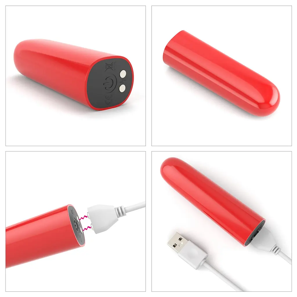Вібратор Lovetoy Ijoy Rechargeable Bullet Scream, 8.4 см (червоний) - фото 12