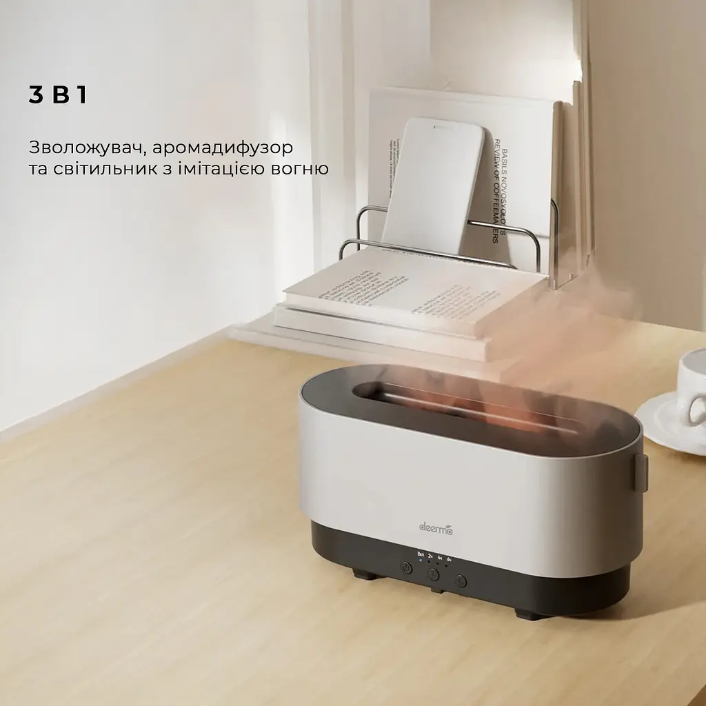 Увлажнитель воздуха с ароматизацией Deerma DEM-PX310W - фото 2