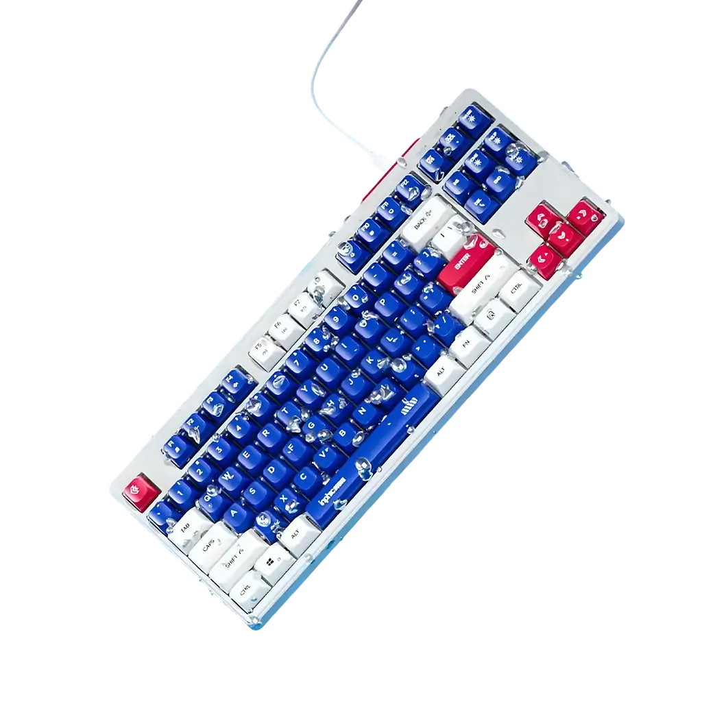 Клавіатура INPHIC K9 ENG/UKR Blue - фото 3