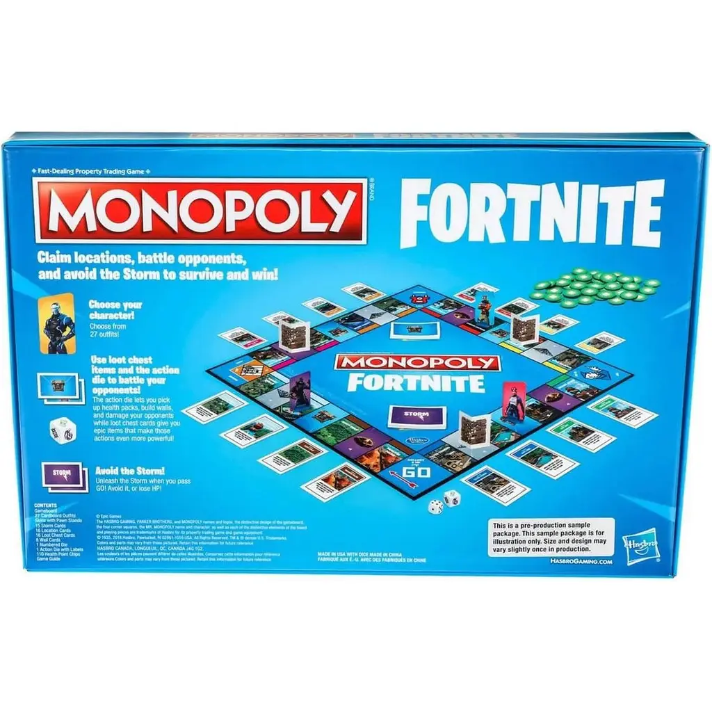 Настільна гра Hasbro  Monopoly Game Fortnite 0503 - фото 5