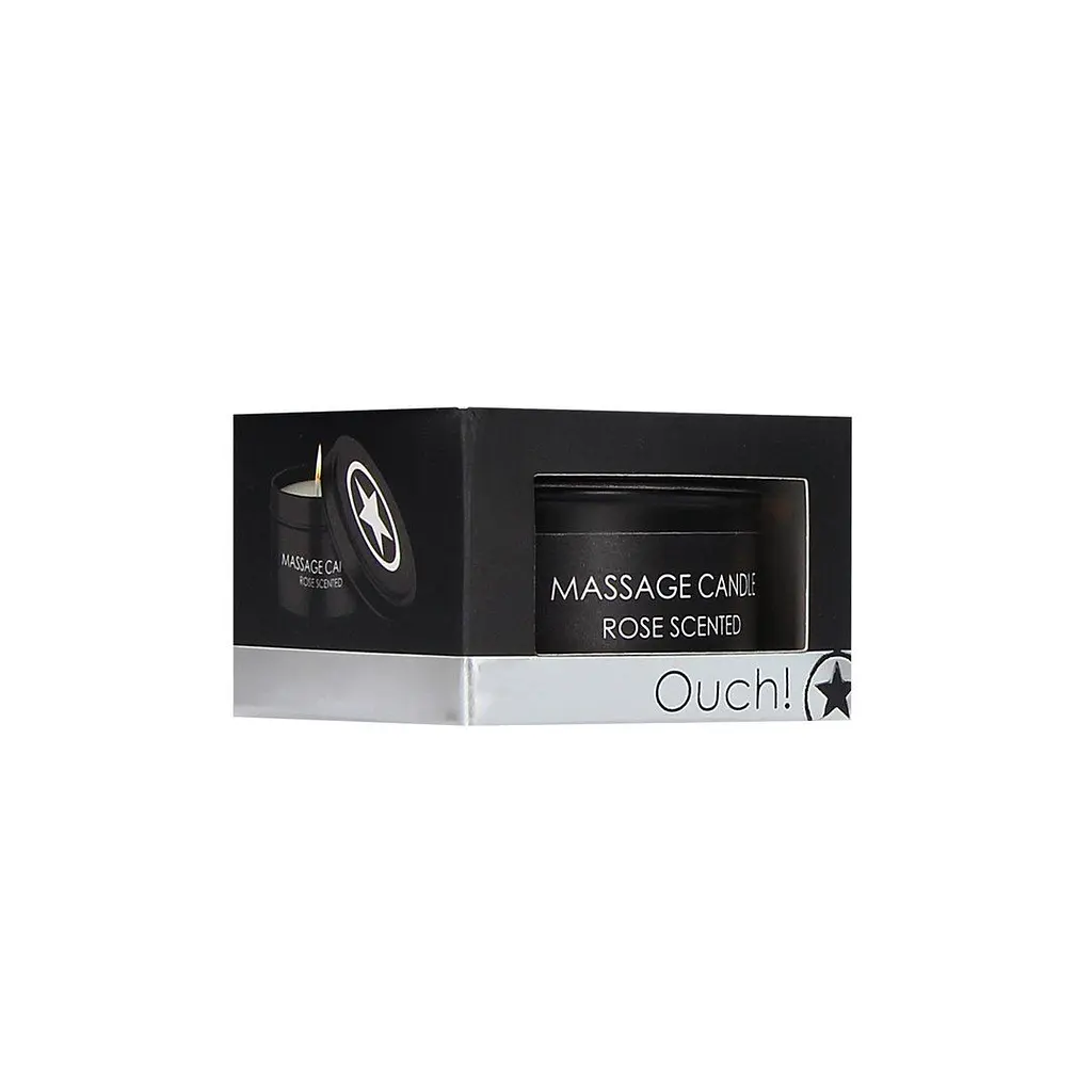 Масажна свічка Ouch! з ароматом троянди, 100 г - фото 5
