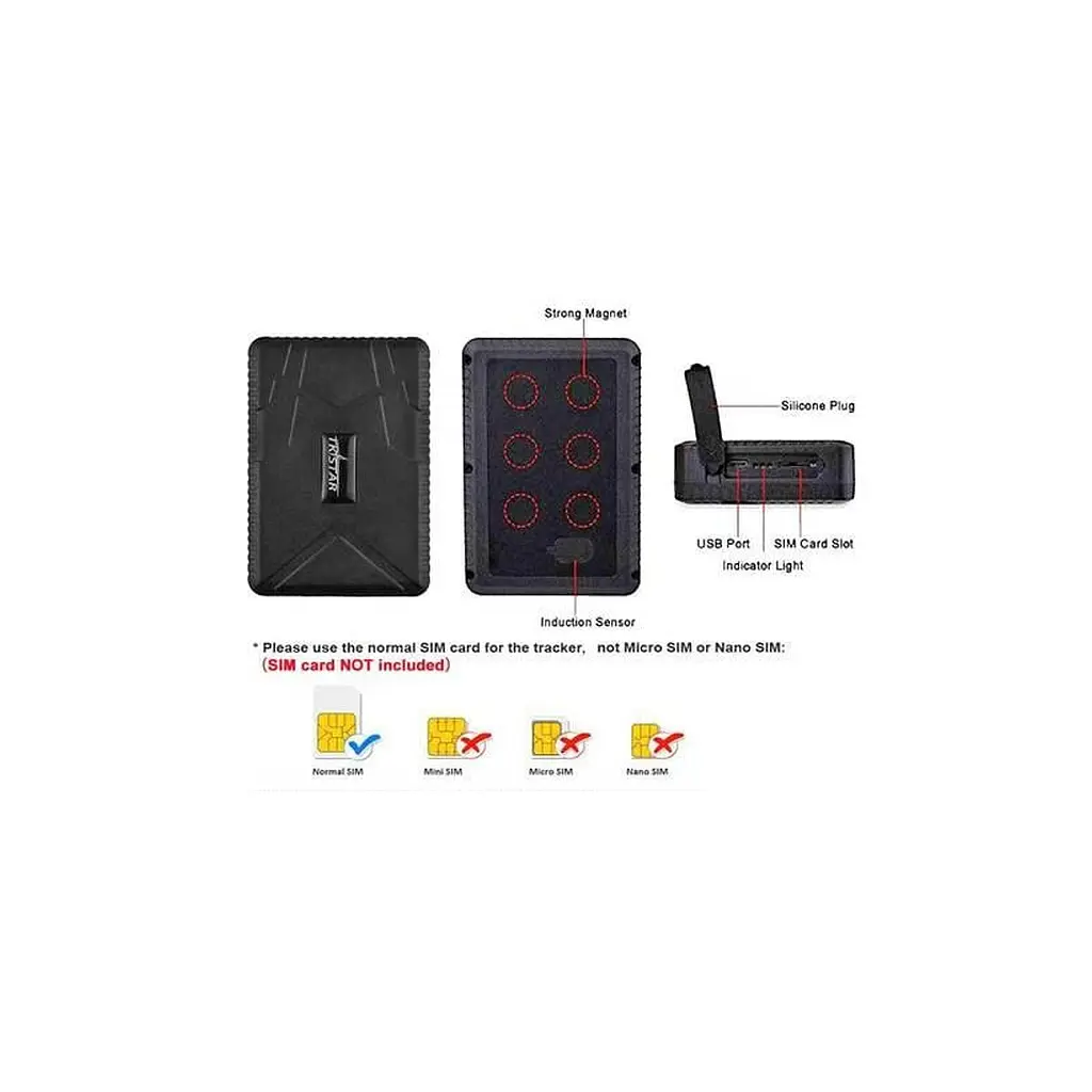 GPS-трекер для авто Voltronic TK-STAR TK-915 з магнітом 5 кг і акб 10000Ah на 120 діб Q50 (TK-915) - фото 11