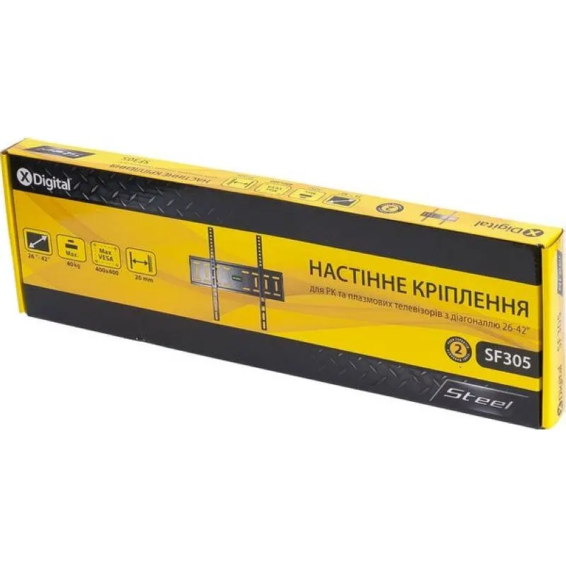 Підставка під ТВ X-DIGITAL STEEL SF305 Black - фото 3
