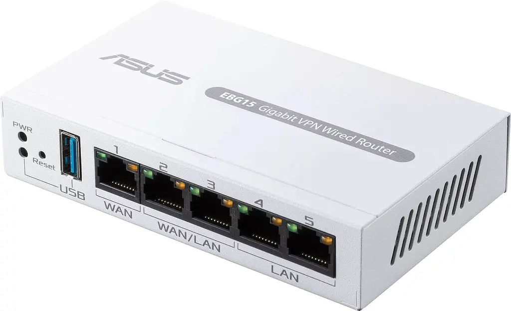 Маршрутизатор ExpertWiFi EBG15 2xGE LAN 1xGE WAN, 2xGE WAN/LAN, USB 3.2, BT Asus teh0017242 - фото 4