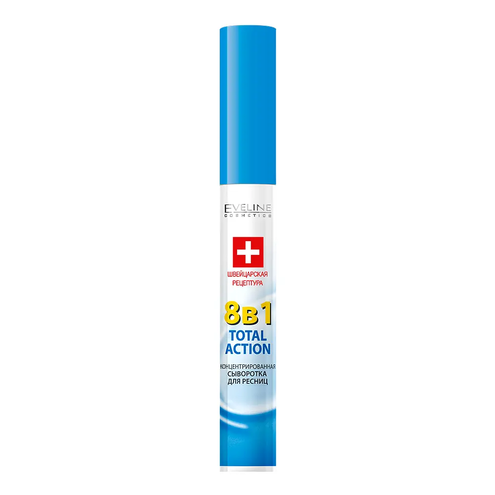 Сироватка для вій Eveline Lash Therapy Professional 8 в 1 Total Action 10 мл (LTU8W1LASHT) - фото 2