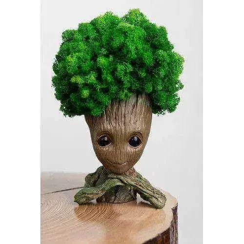 Кашпо горщик зі стабілізованим мохом Грут Groot G3 - фото 7