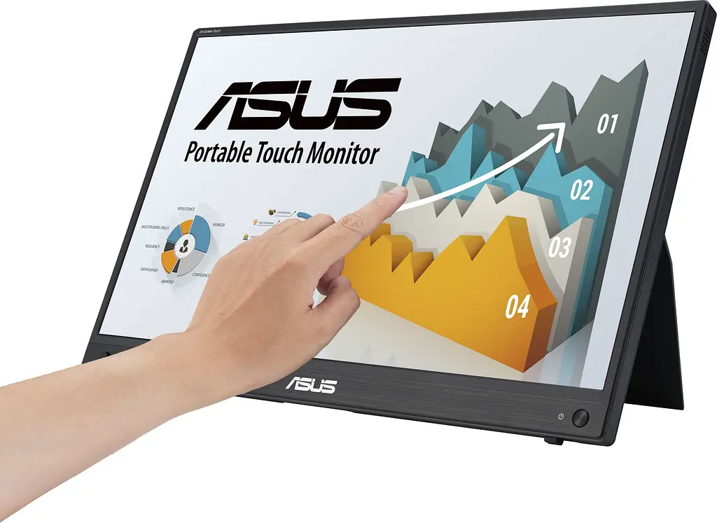 Монітор портативний Asus 15.6" ZenScreen MB16AMTR mHDMI 2xUSB-C MM IPS 7800mAh Touch Case teh0014264 - фото 5