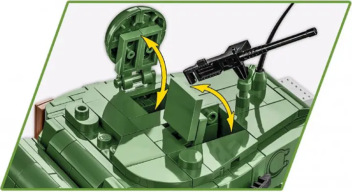 Конструктор Cobi Танк M26 Pershing T26E3, масштаб 1:28, 904 детали (COBI-2564) - фото 4