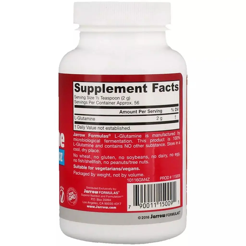 L-Глютамін в порошку Jarrow Formulas L-Glutamine Powder 113 г - фото 2