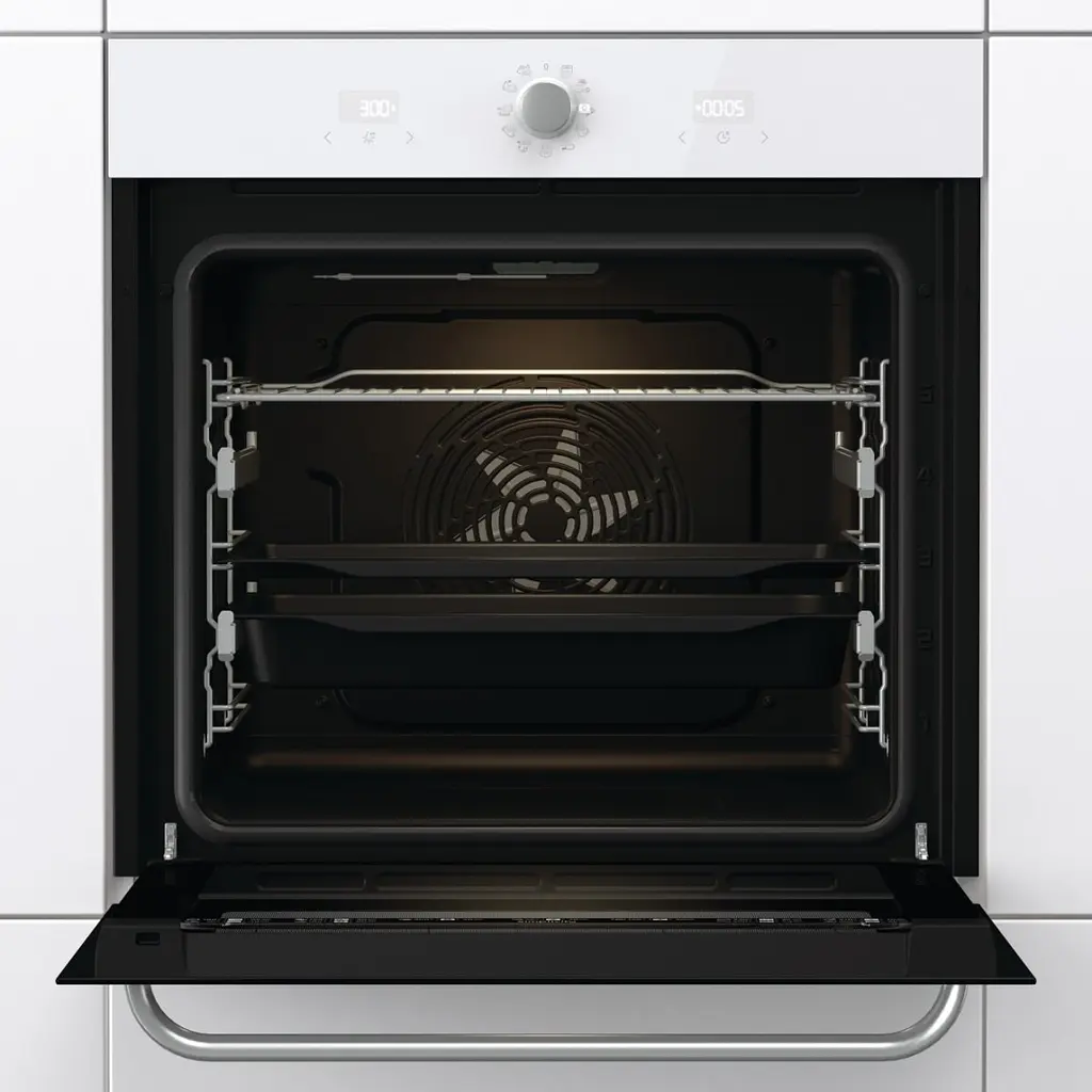 Духовой шкаф Gorenje электрический 77 л, A, пара, дисплей, макс.темп.-300, белый - фото 5