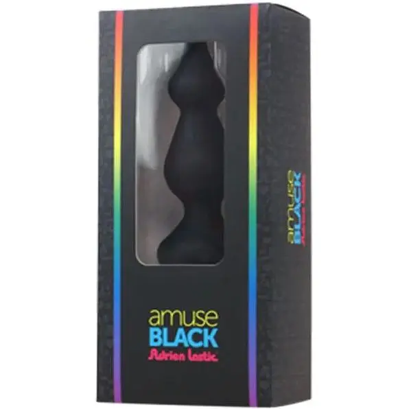Анальна пробка Adrien Lastic Amuse Mini Black (S) - фото 3