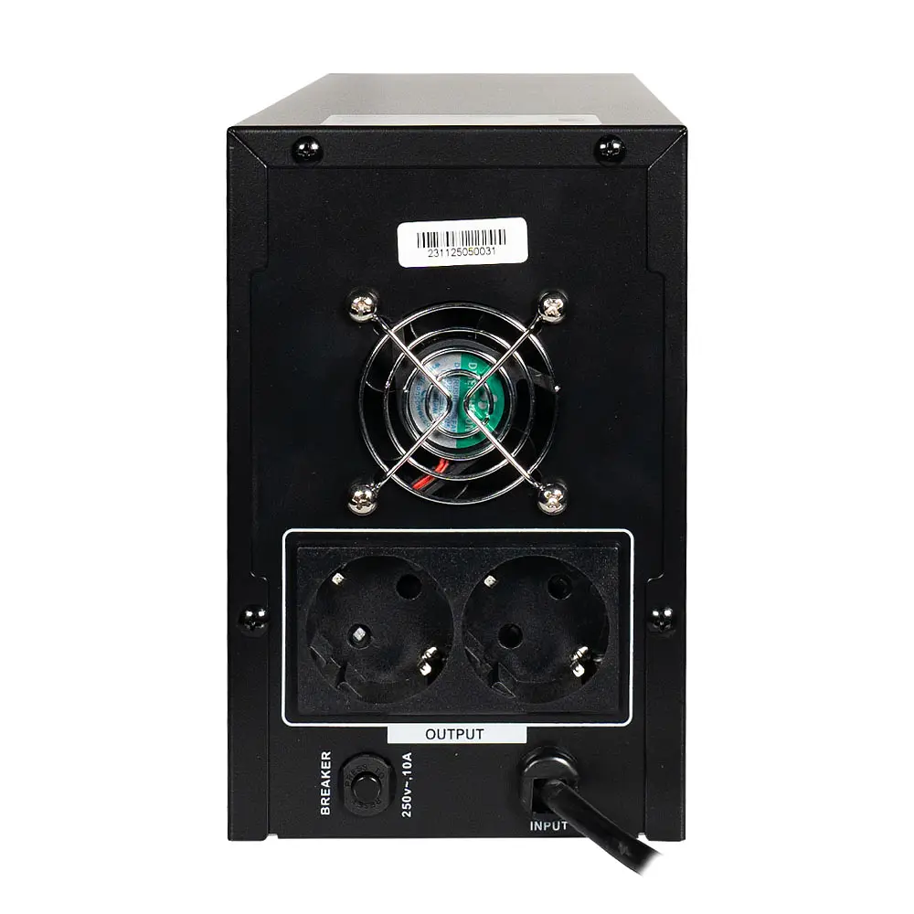 Джерело безперебійного живлення KRF-2000VA/1200W(LCD) UPS Kraft (42-00004) - фото 5