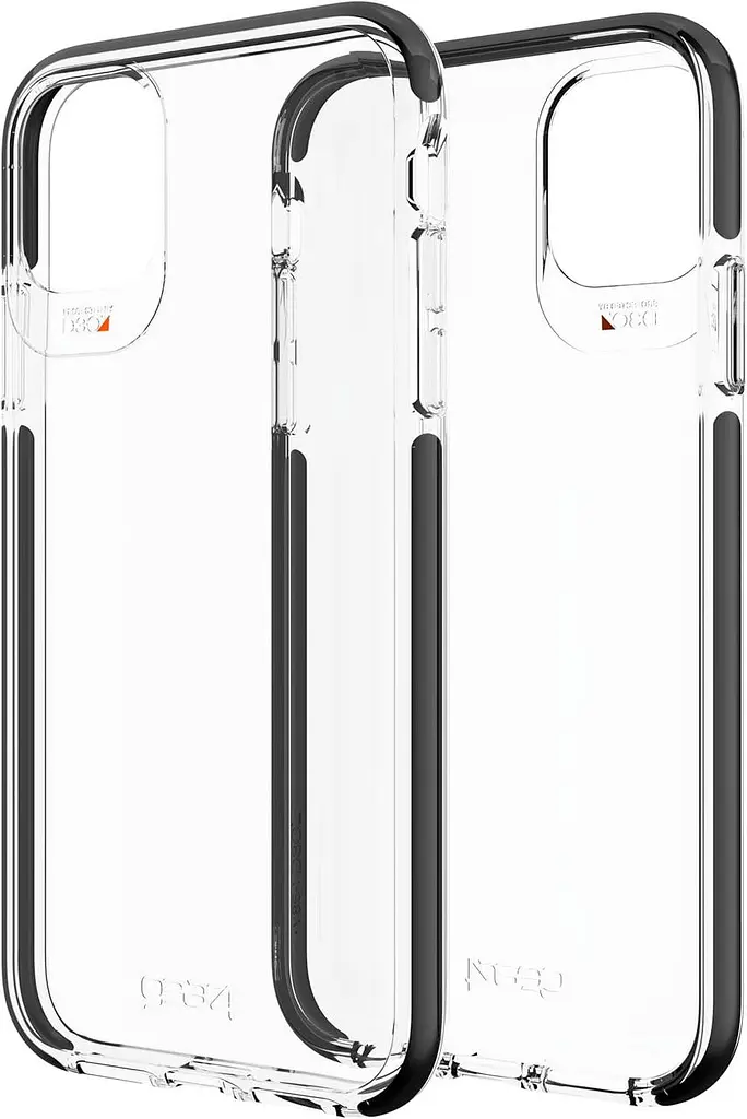 Протиударний прозорий чохол GEAR4 Piccadilly D3O для iPhone 11 (6.1") Black + Transparent - фото 4