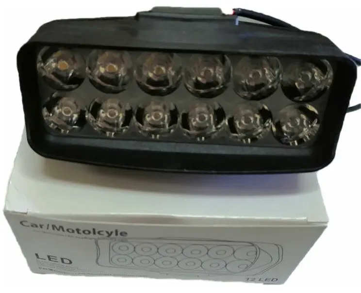 Додаткова LED фара 24W (2W x 12) 10-30V 115x43x53 mm Далекий (JP058) 1 шт. - фото 2
