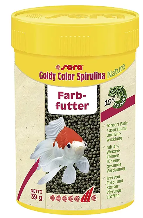 Корм для золотих риб Sera Nature Goldy Color Spirulina в гранулах 100 мл (39 г) 08815